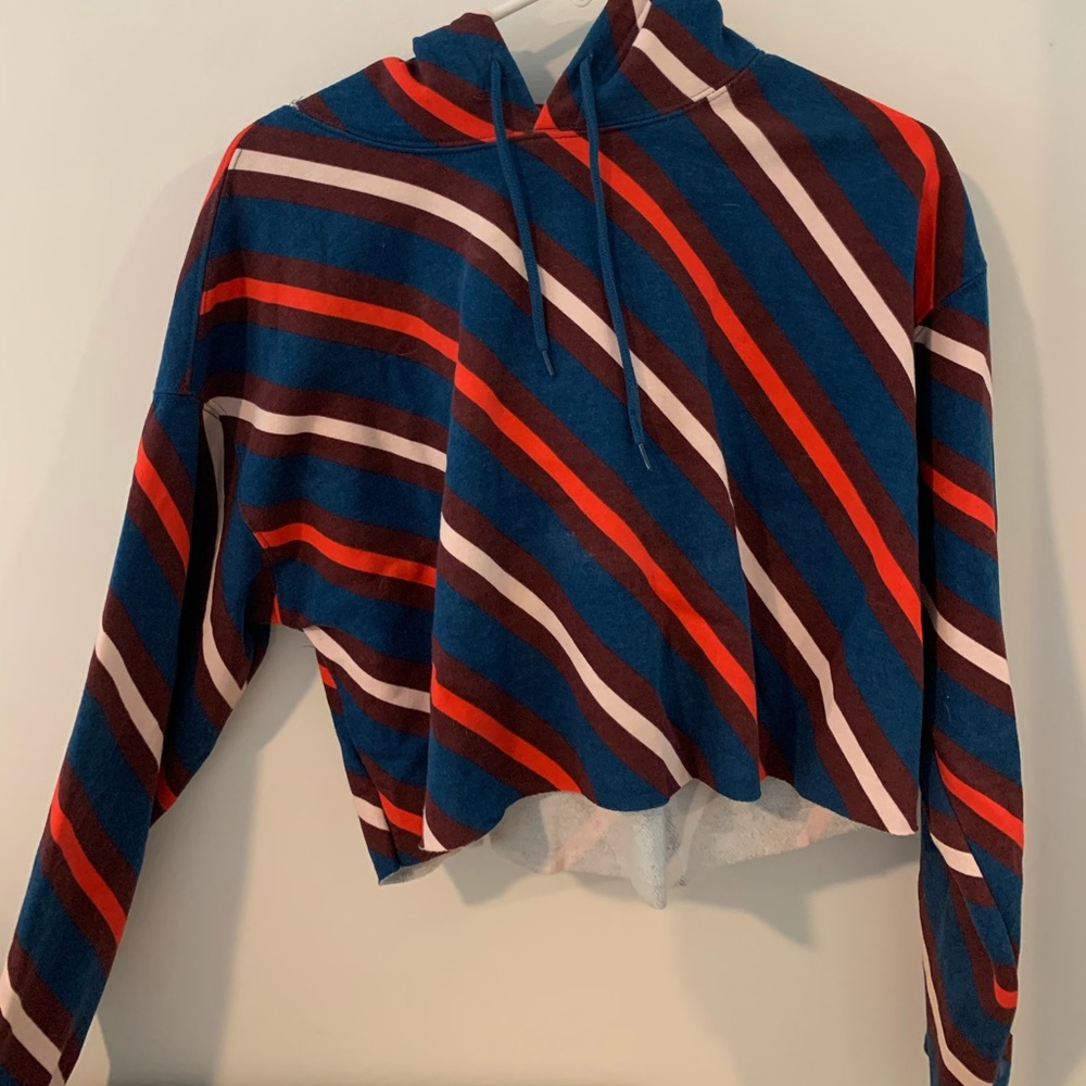 Colorful cropped sweater